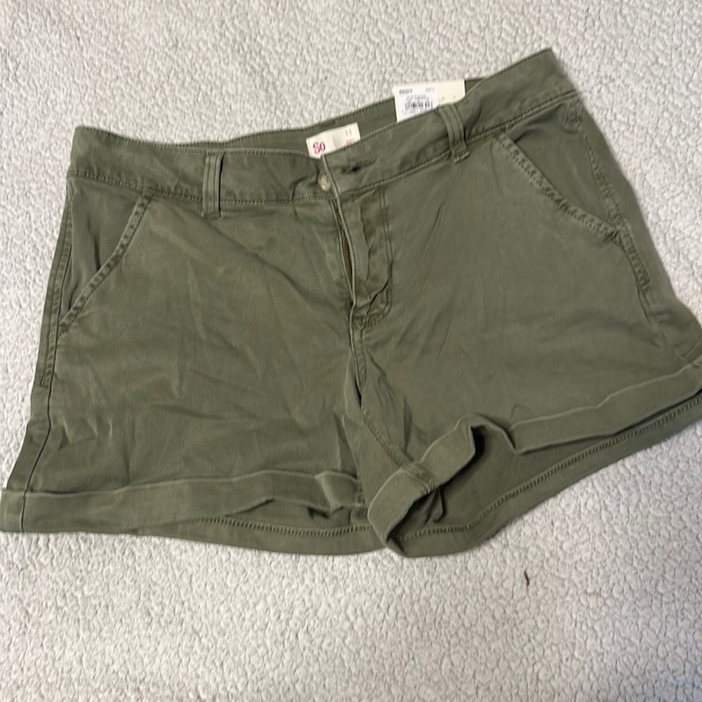 Olive shorts